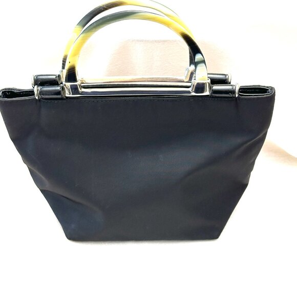 HANDLE BAG WITH TORTOISE (FAUX) OR HORN (FAUX) HANDLE - Picture 6 of 16